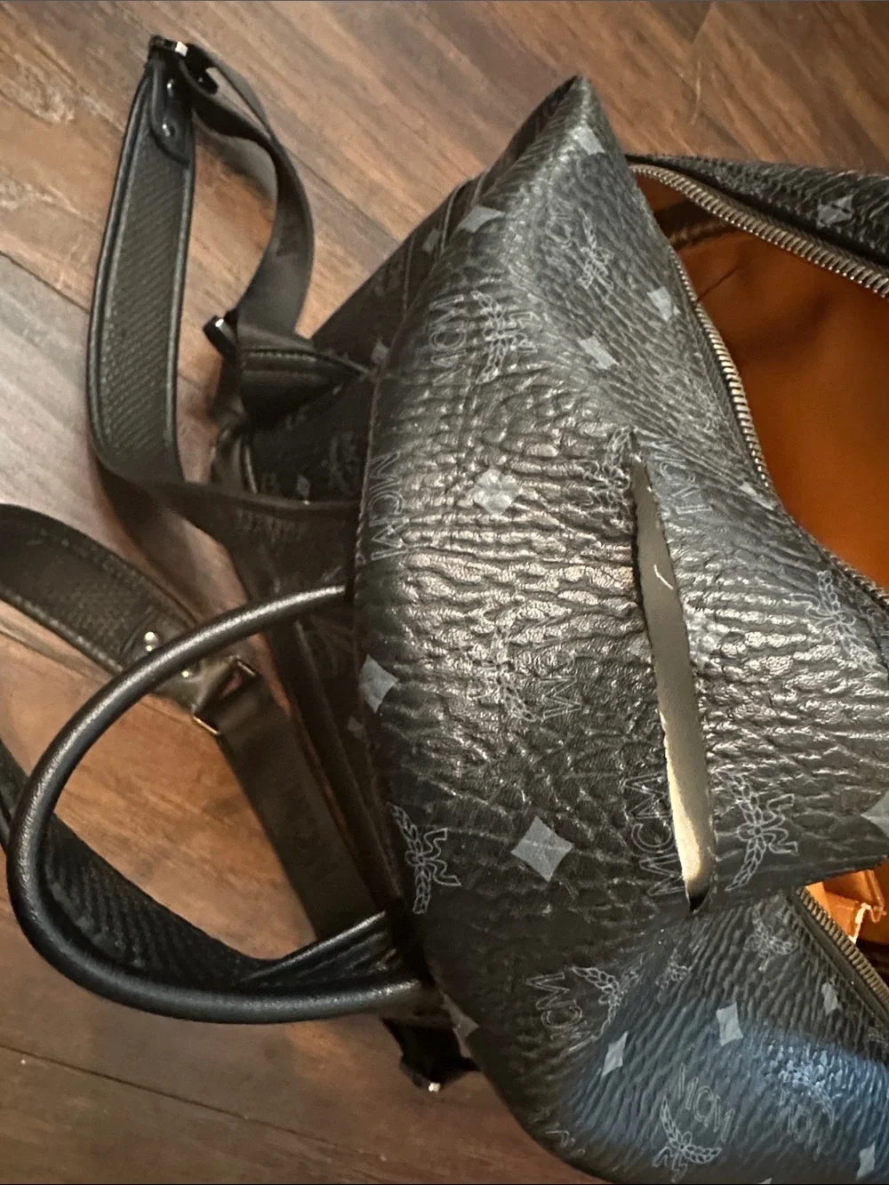 MCM cognac sturdy